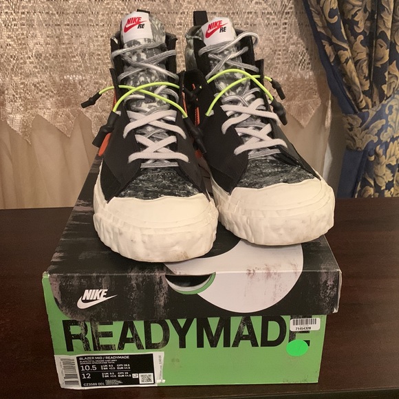 ReadyMade x Nike blazers black size 10.5 men great condition 100% authentic - Picture 2 of 5